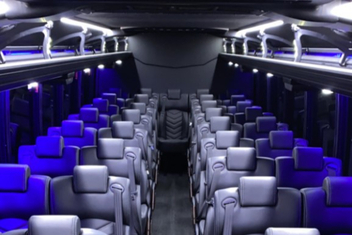 Kansas City Charter Bus Interior