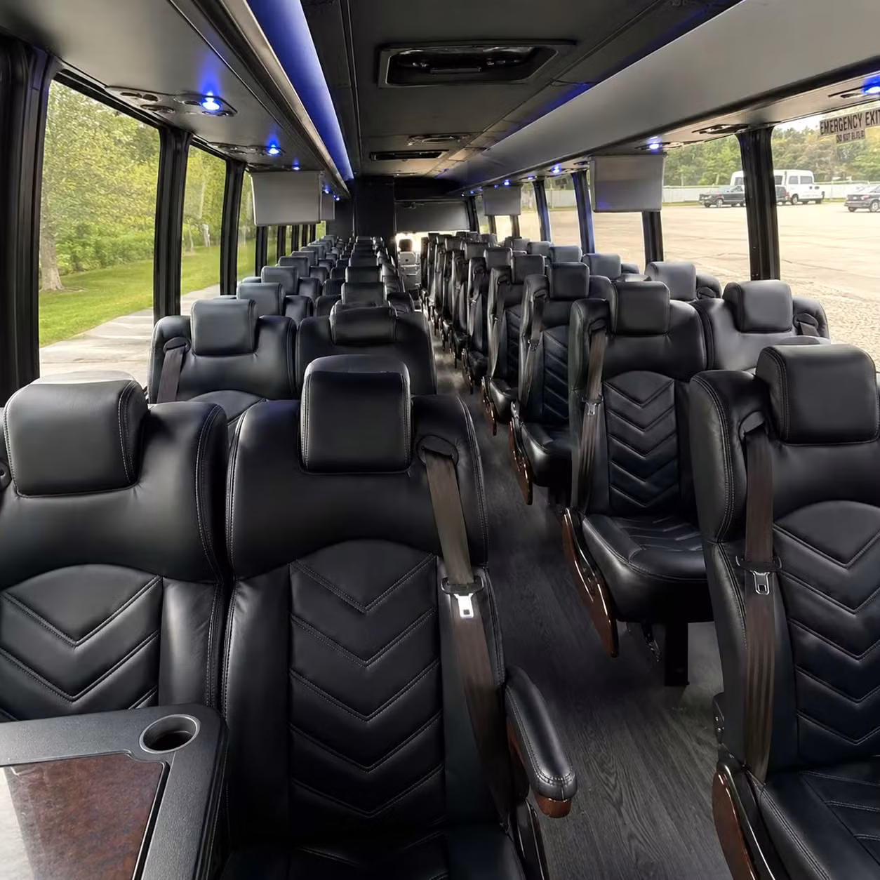28 passenger minibus inside