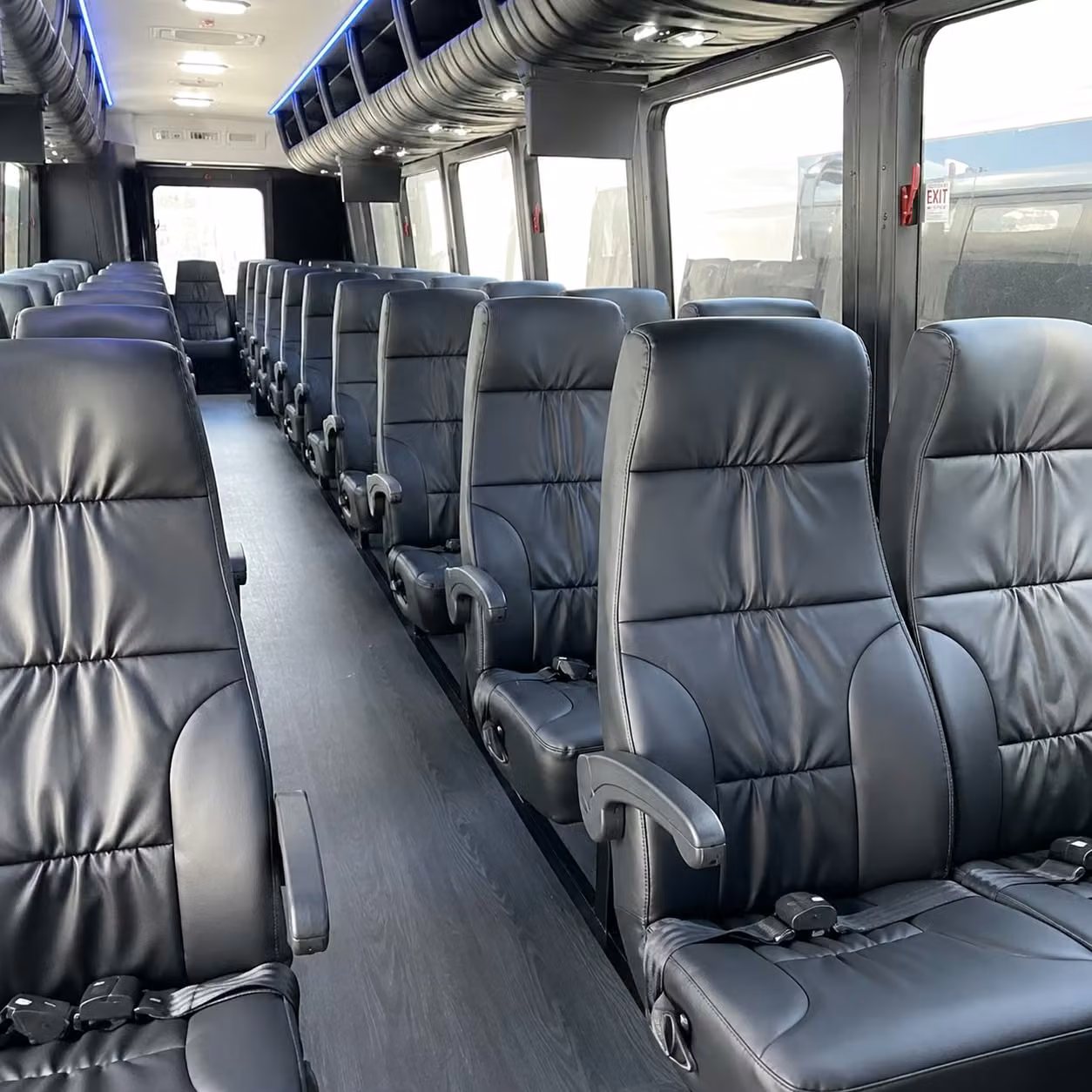 30 passenger minibus inside