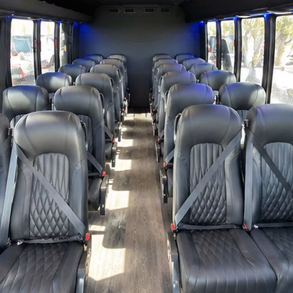 35 passenger minibus inside