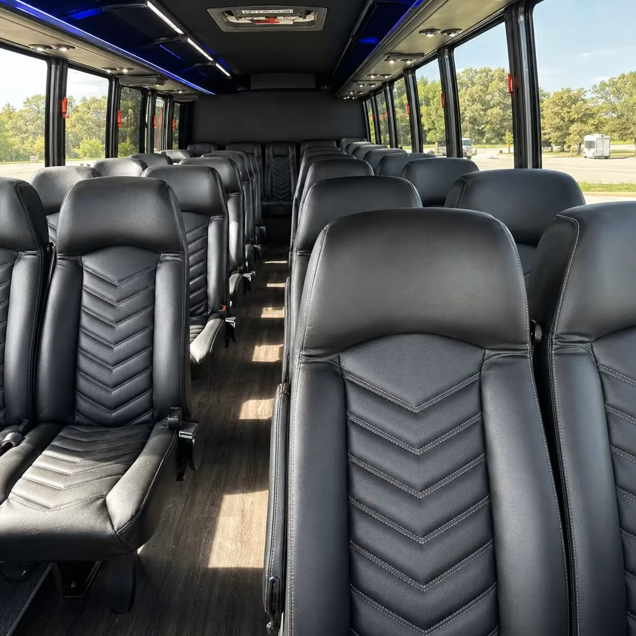 35 passenger minibus interior