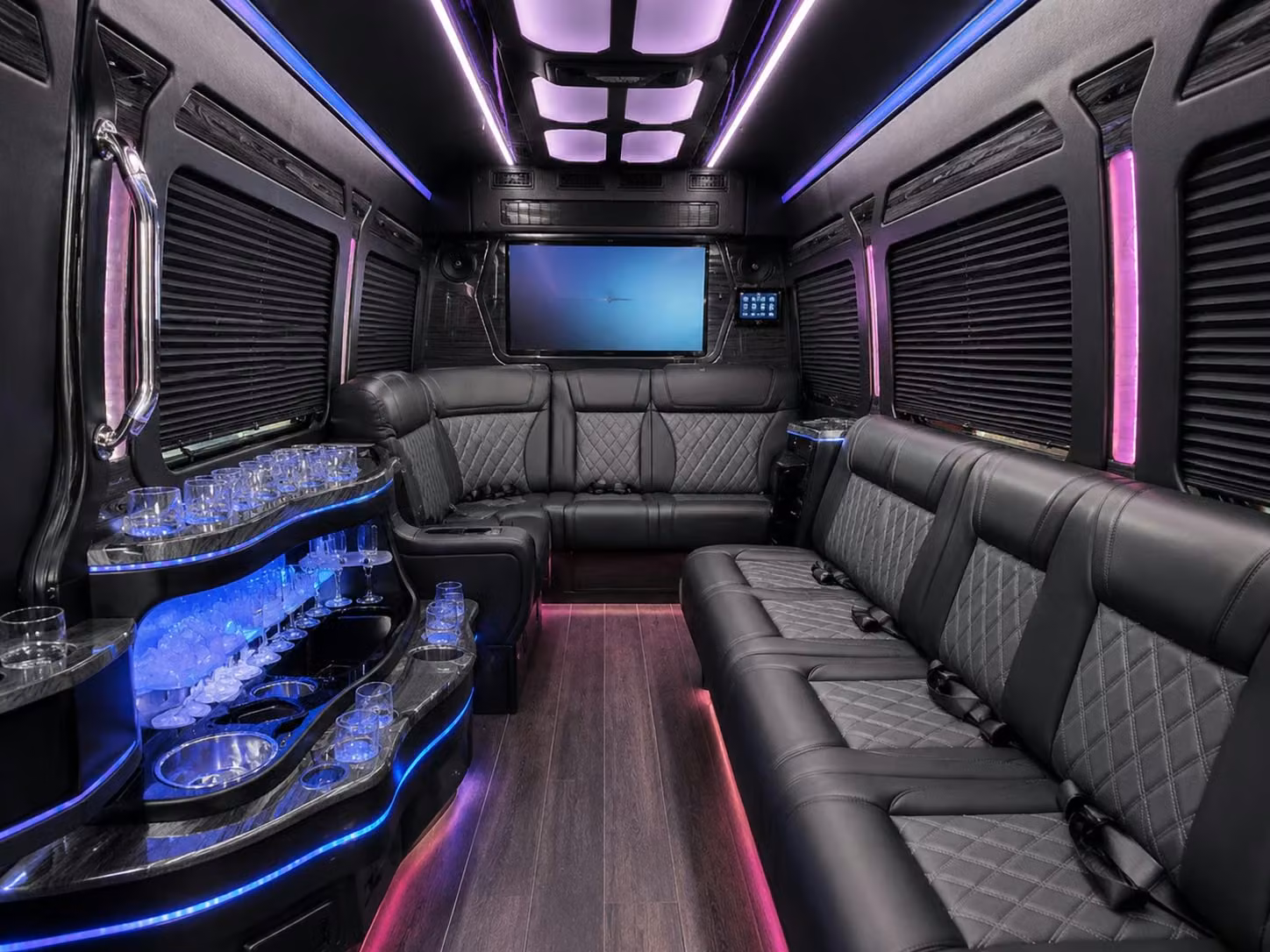 rehearsal dinner transportation and full wedding weekend shuttle service