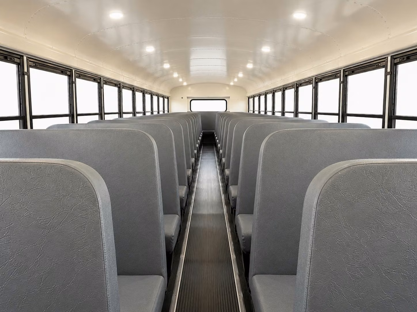 school bus inside