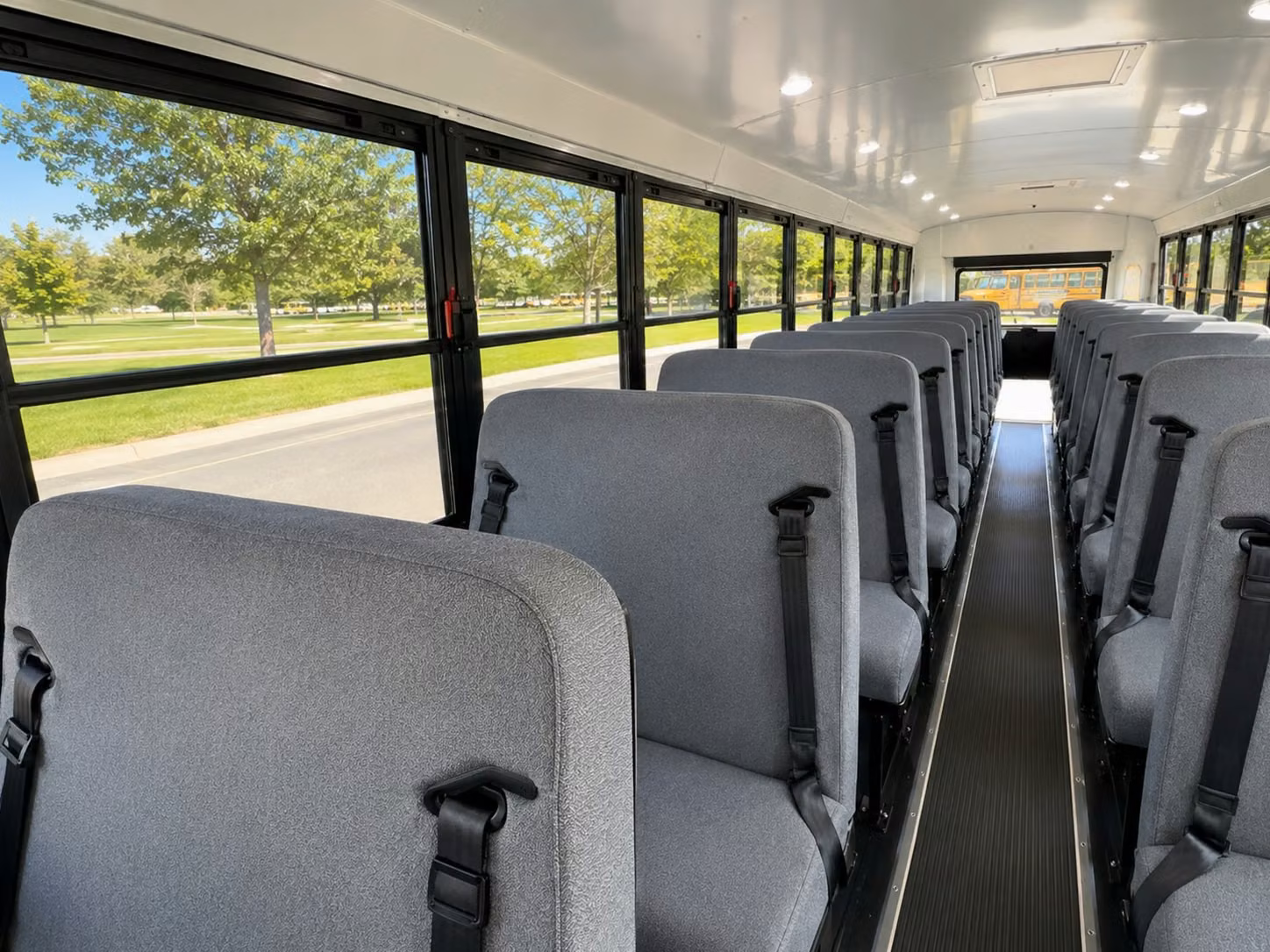 school bus interior